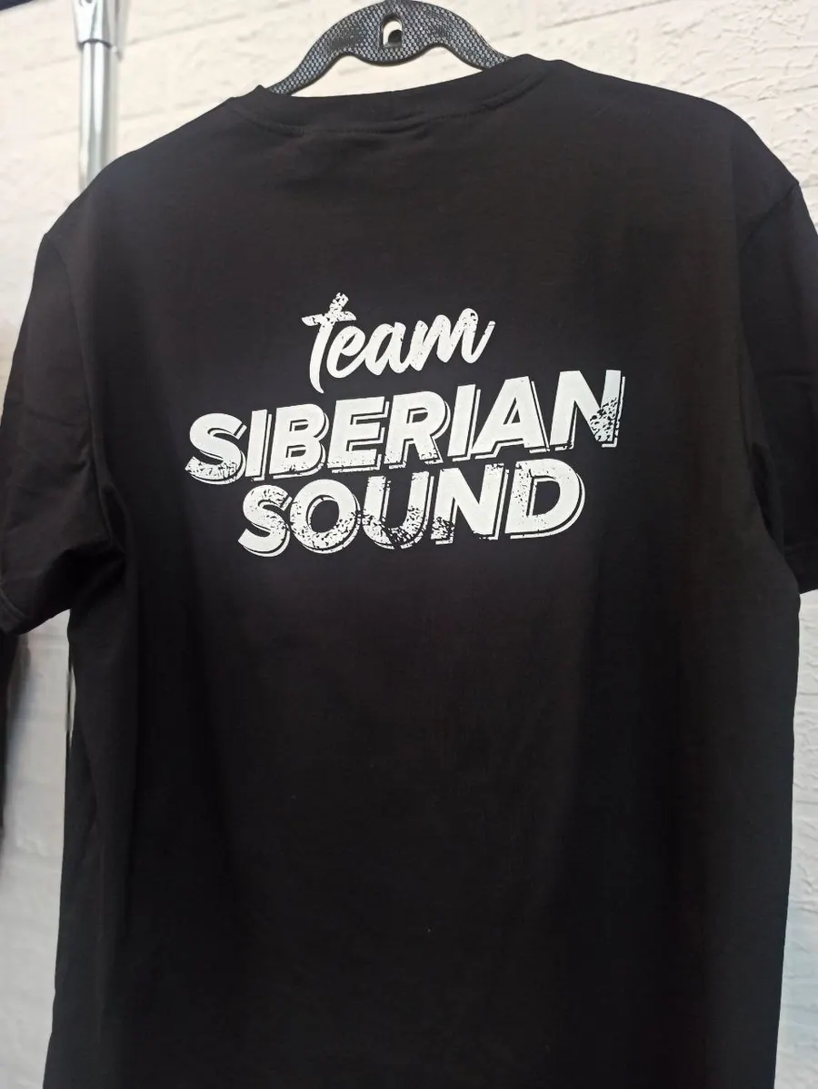 Футболка с крупным принтом для Siberian Sound